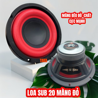 Củ Loa Sub ( loa siêu trầm) Bass 20 Gân Béo Màng Đỏ Cao Cấp-giá 1 cái