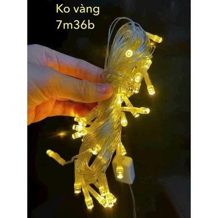 Combo 100 Dây Led Trang Trí 6-7 Mét Không Nháy ( Không Chớp) Nhiều Màu 220v*