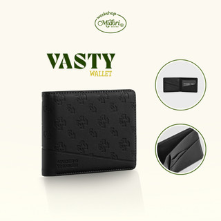 Ví Da PU VASTY Nam Nữ Bóp Đựng Tiền Thẻ Họa Tiết Dập Chìm Monogram Cao Cấp Chính Hãng | MI MIDORI