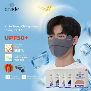 Khẩu Trang Chống Tia UV, Khẩu Trang Vải Chống Nắng Che Kín Mặt Chính Hãng ENADE
