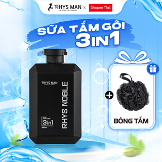 Sữa tắm gội nam hương nước hoa 3 in 1 RHYS MAN Rhys Noble 350ml