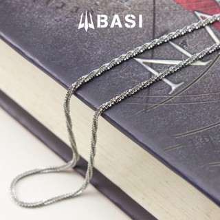 Dây Chuyền Trơn Ánh Sáng, Vòng Cổ Unisex Thép Titan Ko Gỉ Dễ Phối Đồ Hợp Thời Trang Basistore  VC016