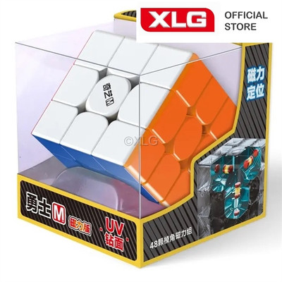 Rubik QiYi Warrior 3x3 M UV – Có Nam Châm, Phiên Bản Stickerless, Hộp Display Sang Trọng