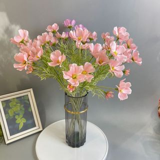 Hoa lụa Cúc bướm (1 cành) - HOG0027