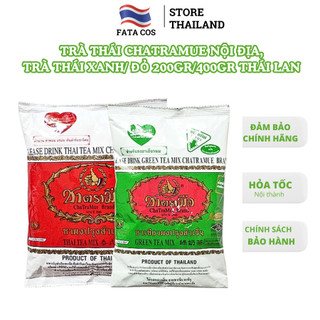  Trà thái Chatramue trà thái xanh trà thái đỏ 200gr 400gr trà sữa Thái Lan 