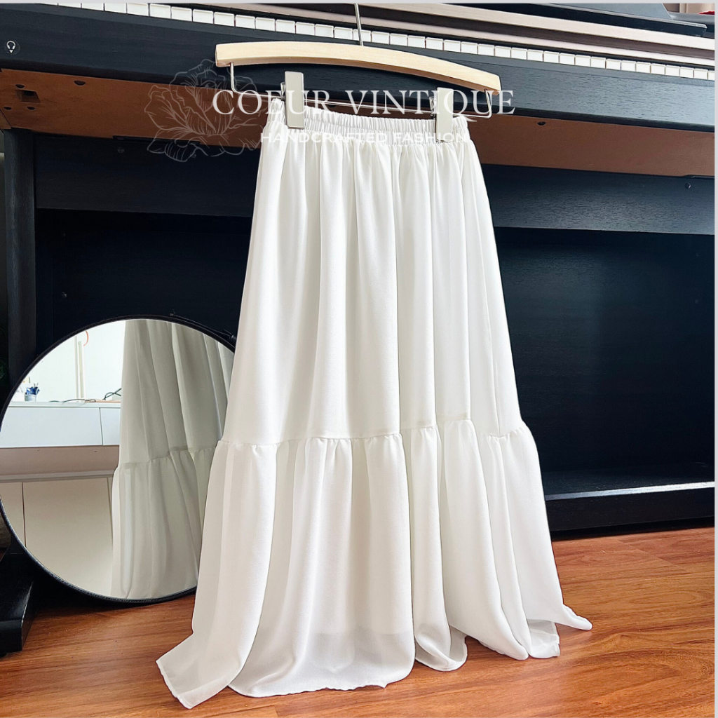Chân Váy Xoè Thiết Kế 2 Lớp Meily - Có Size 1m50