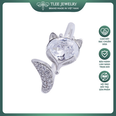 Nhẫn bạc nữ TLEE hồ ly nạm đá cao cấp TLEE JEWELRY A0117