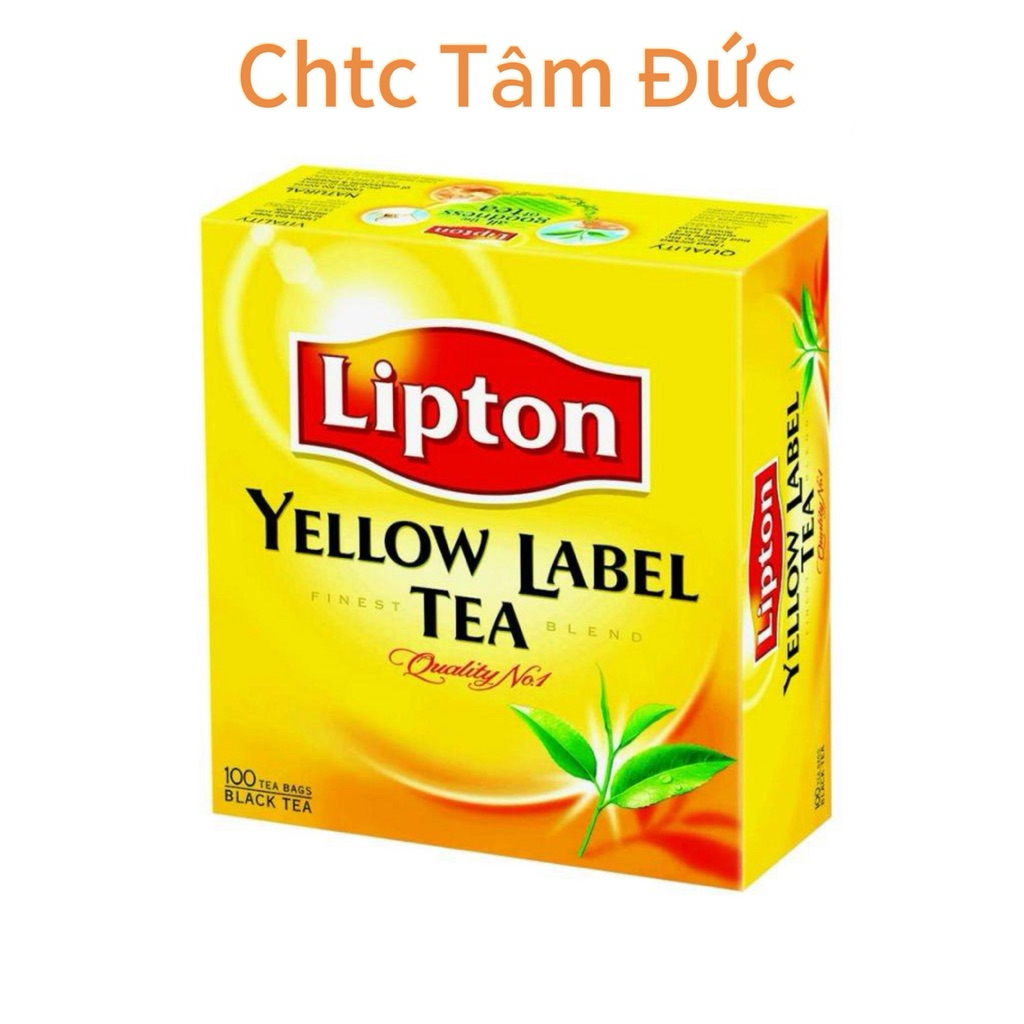 Trà túi lọc Lipton hộp 100 gói