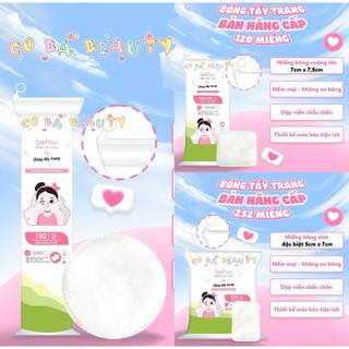  Bông Tẩy Trang Befou Natural Cotton Pads - Chất liệu tự nhiên 