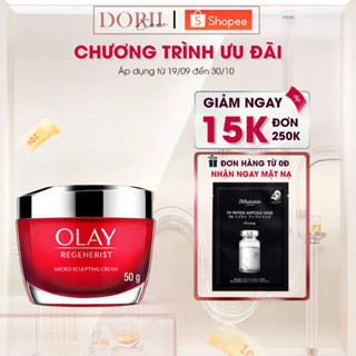  OLAY REGENERIST Kem Dưỡng Ẩm Ban Đêm Căng Mướt Sáng Khỏe & Phục Hồi Dấu Hiệu Lão Hóa 50G tặng mặt nạ 