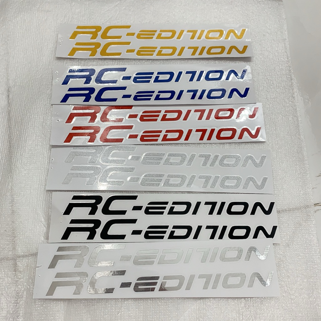 Tem dán phuộc ,gắp phản quang RC EDITION SIÊU ĐẸP