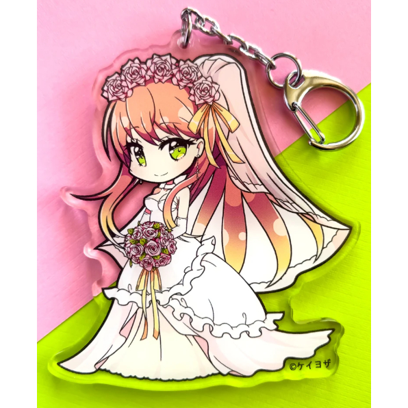 D9oki D9oki Literature Club - Wedding Dress Monika (Double Sided) 3.5" Acrylic Charm