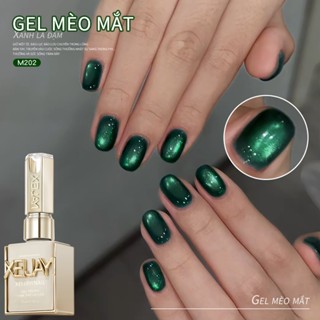  XEIJAYI Sơn móng tay mắt mèo màu xanh ngọc lục bảo mới của phù hợp cho tiệm làm móng và tự làm tại nhà 