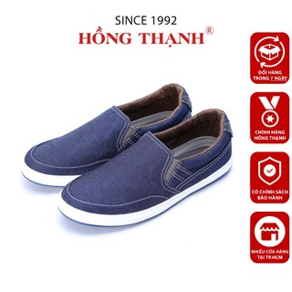Giày Lười Vải Nam HỒNG THẠNH Giày Bata Nam Chất Vải Mềm Mại Êm Chân Tiện Dụng - 0120