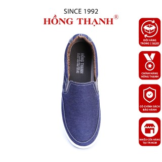 Giày Lười Vải Nam HỒNG THẠNH Giày Bata Nam Chất Vải Mềm Mại Êm Chân Tiện Dụng - 0120
