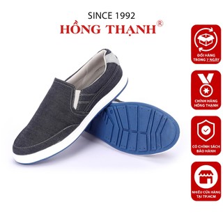 Giày Lười Vải Nam HỒNG THẠNH Giày Bata Nam Chất Vải Mềm Mại Êm Chân Tiện Dụng - 0120