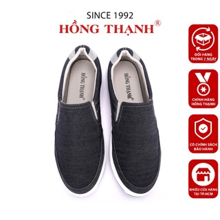 Giày Lười Vải Nam HỒNG THẠNH Giày Bata Nam Chất Vải Mềm Mại Êm Chân Tiện Dụng - 0120