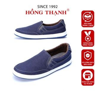 Giày Lười Vải Nam HỒNG THẠNH Giày Bata Nam Chất Vải Mềm Mại Êm Chân Tiện Dụng - 0120