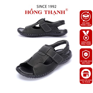 Giày Sandal Nam HỒNG THẠNH Giày Trung Niên Da Bò Êm Chân Đế Chống Trượt - 0387