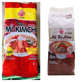 Mì kim chi hàn quốc ottogi 120G lốc 8 gói, lốc 8 gói mì bò hầm