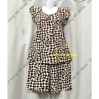 Đồ bộ mặc nhà đùi lụa giá rẻ