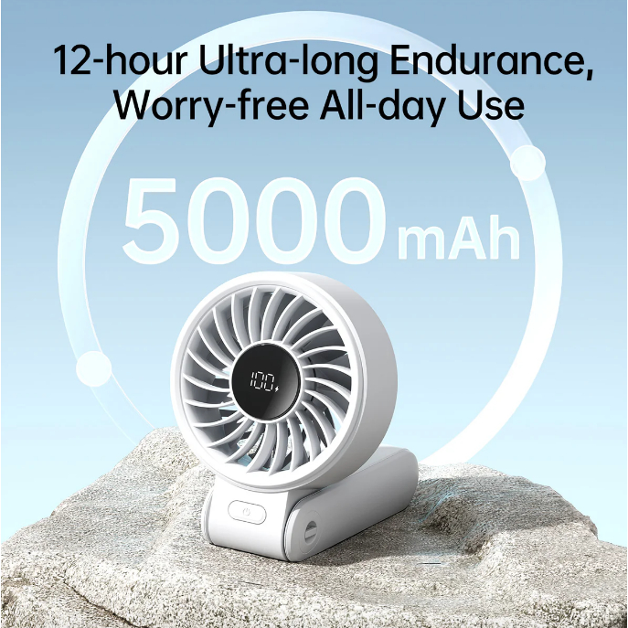 Quạt cầm tay gấp gọn JISULIFE Life 7 chính hãng. Bảo hành 12 tháng, 1 đổi 1 30 ngày. | BigBuy360 - bigbuy360.vn