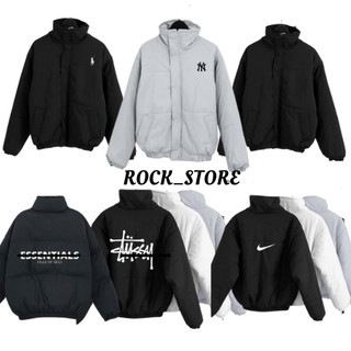 ÁO KHOÁC PHAO KHOÁC BÉO FULL MẪU NAM NỮ SIÊU ẤM TRẦN BÔNG 3 LỚP CỔ CAO UNISEX CHÍNH HÃNG ROCKSTORE