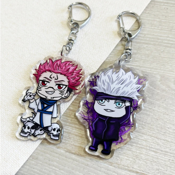 Gojo & Sukuna Charms/Keychains