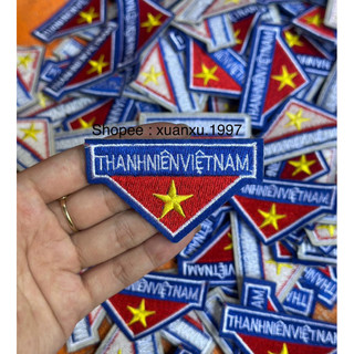 Logo thêu đoàn thanh niên, huy hiệu đoàn, áo đoàn thanh niên - Logo Uni