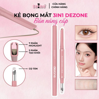   HOẢ TỐC  Bút Kẻ Bọng Mắt 3D Chỉ Trong Một Lần Vẽ DEZONE Dual Tone Under Eye Pen 