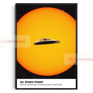  Tranh Treo Tường Dream Chaser Decor Phòng Ngủ Trang Trí Bàn Học Poster Bàn Làm Việc 