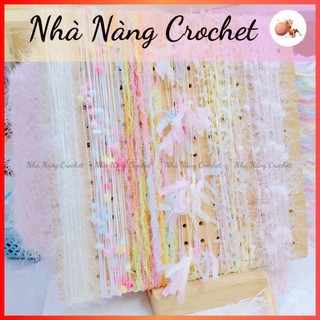 Len kiểu, Sợi kiểu thiết kế dùng chập sợi đan móc len 50gr