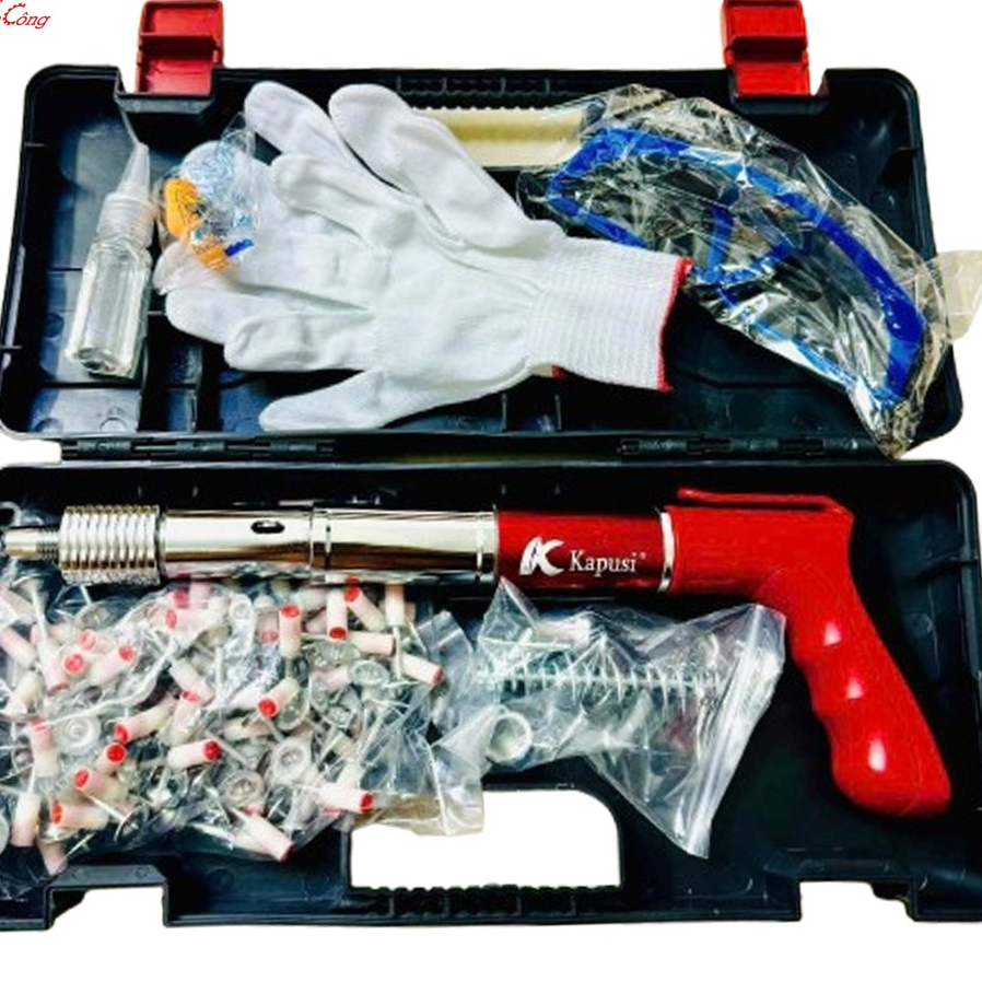 Máy Bắn Đinh Hạt Nổ Cao Cấp Giảm Thanh, Mẫu Mới Nhất 2025 Bắn Đinh Bê Tông (Tặng Kèm 50 Đinh)