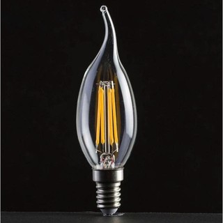 Combo 6 Bóng Đèn LED Edison Ngọn Nến C35 4W – Ánh Sáng Vàng Trang Trí*