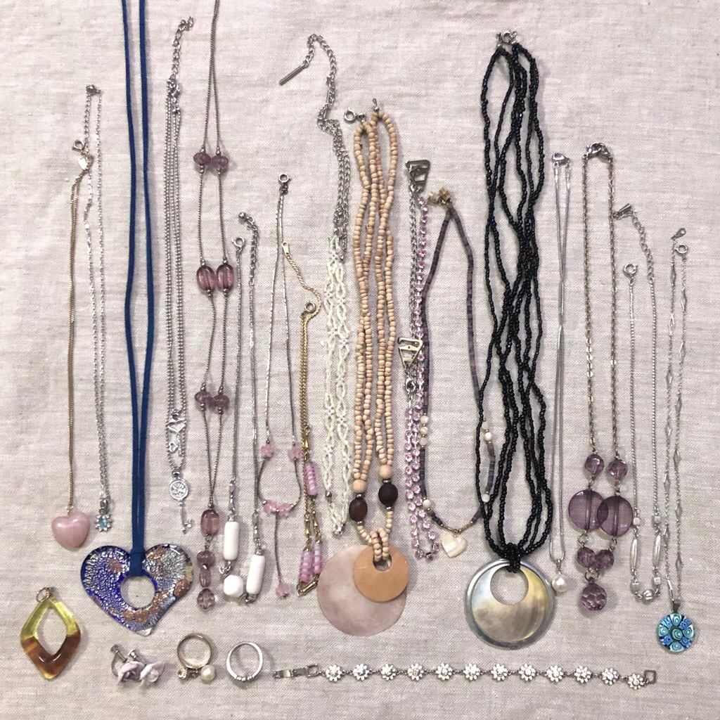 ⚠️KO ĐI ĐƠN DƯỚI 50K⚠️Trang sức vintage Nhật vòng cổ 2hand dây chuyền phong cách y2k boho nữ