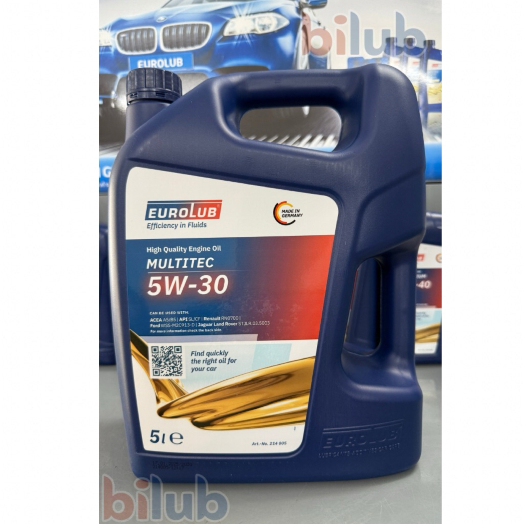 Nhớt EUROLUB MULRITEC 5W-30 (FORD) dành cho xe hơi, nhập khẩu 100% từ ĐỨC
