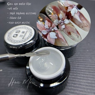  Gel QSnặn hoa thuỷ tinh tráng gương nổi sáng bóng 