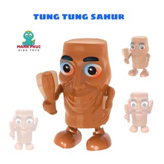  Đồ Chơi Robot Tung Tung Sahur  Di Chuyển Lý Thú  Ko Kèm Pin  Có Đèn Có Nhạc Không Kèm Pin. 