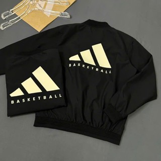 Áo Khoác Gió BomBer Nam Nữ Das Khoá Zip Logo 3 Sọc In Cao Su Nổi Sau Lưng Áo 2 Lớp AKG2025