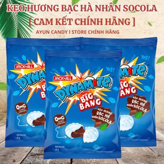   GÓI 112G  KẸO NGẬM HƯƠNG BẠC NHÂN SOCOLA DYNAMITE BIGBANG - KẸO DYNAMITE HƯƠNG BẠC HÀ 