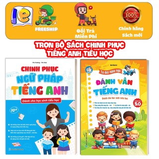  Sách - Trọn bộ sách chinh phục Ngữ pháp và Đánh vần Tiếng anh dành cho học sinh tiểu học  Có file Đáp án quét mã QR  