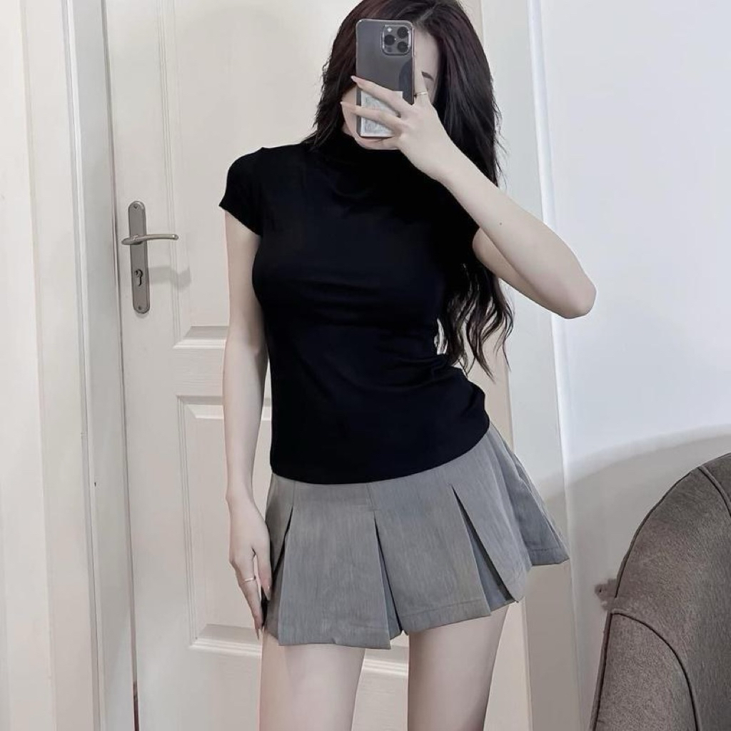 CV TENIS dáng ngắn dập ly to có quần bảo hộ kéo khoá sườn không co giãn BIGSIZE | BigBuy360 - bigbuy360.vn