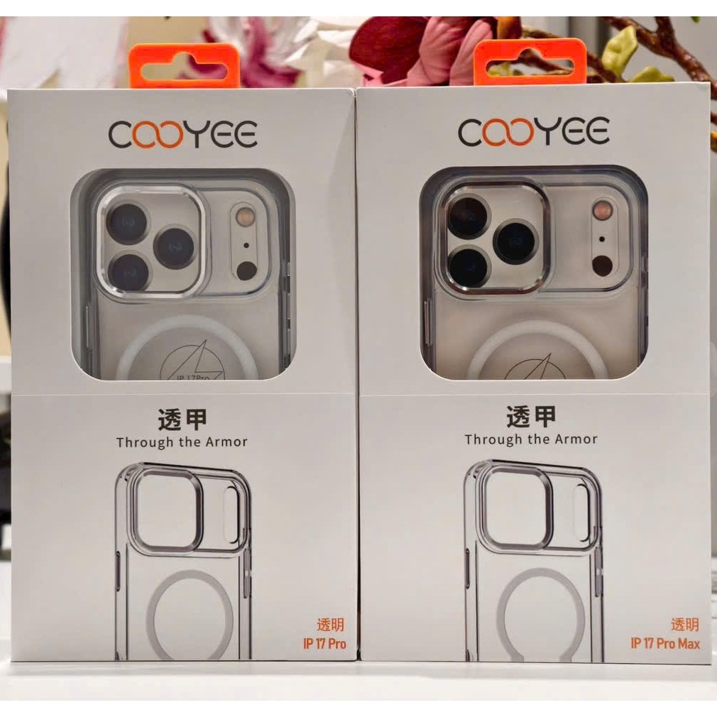 Ốp lưng CooYee trong suốt cho iPhone 17 Pro Max iPhone 17 Pro iPhone Air iPhone 17