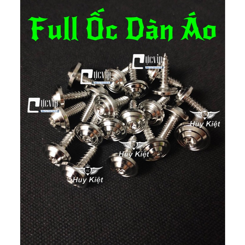 [INOX 304] FULL Ốc Dàn Áo SALAYA THÁI [FULL BỘ] Wave Vario AB Satria Vision Dr Si Fu Ex Win Jupiter 