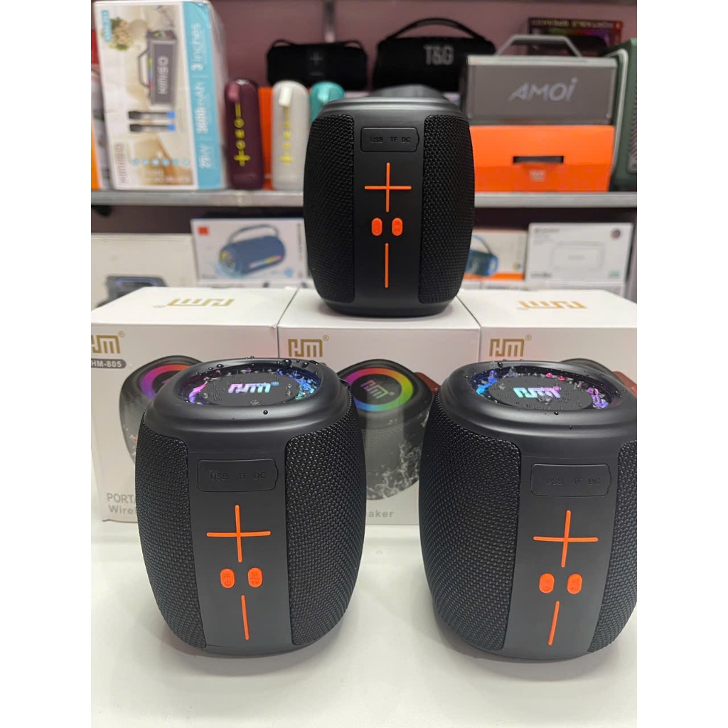 Loa bluetooth HM-805 Không Dây Công Suất Khủng Âm Hay Bass Căng Âm Thanh Siêu Trầm Chống nước tiện lợi