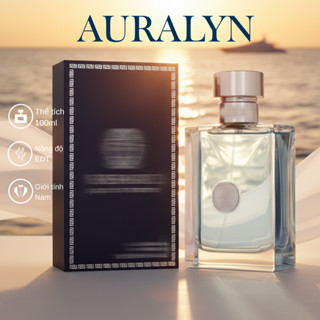 Nước hoa nam AURALYN dầu thơm V.E.R.S.A.C.E cao cấp 100ml hương thơm tươi mát hiện đại, tinh tế ,sang trọng nam tính.