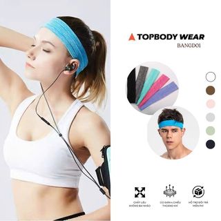 Băng Đô Thể Thao TOPBODY Thấm Hút Mồ Hôi BANGD01 Tập Thể Thao Gym Yoga - BANGD