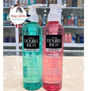 Gel tạo kiểu tóc giữ nếp tự nhiên Double Rich Soft Hold 250ml