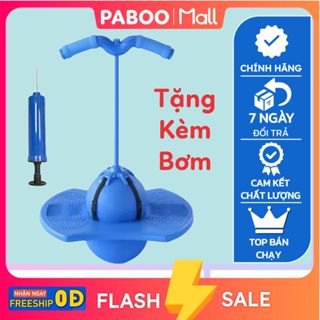 (Tặng Kèm Bơm) Bóng nhún tăng chiều cao bóng nảy cao su đàn hồi tập luyện thể dục thể thao,đồ chơi vận động cho bé PABOO