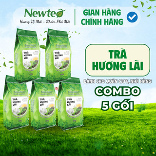 Combo 5 Gói Trà Hương Lài Newtea Cao Cấp (1.5KG) - Pha Trà Tắc, Trà Chanh, Trà Đường Miền Tây